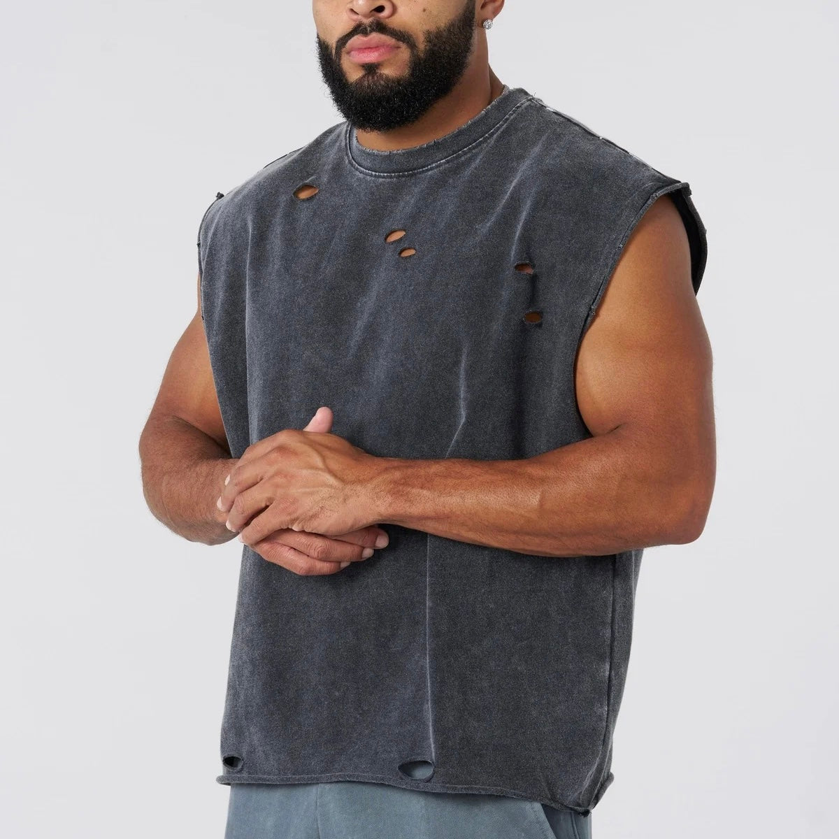 YOUNGLA - 3022 ANARCHY CROPPED TANK