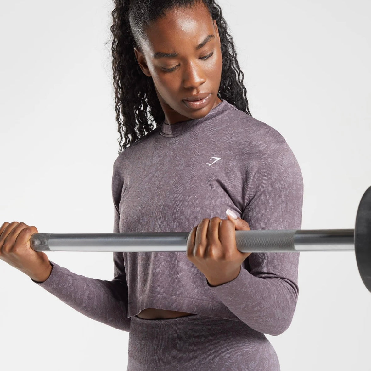 GYMSHARK - ADAPT ANIMAL SEAMLESS LONG SLEEVE TOP