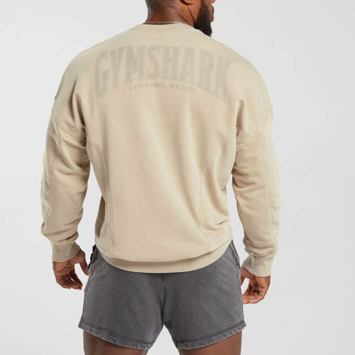 GYMSHARK - HERITAGE WASHED CREW