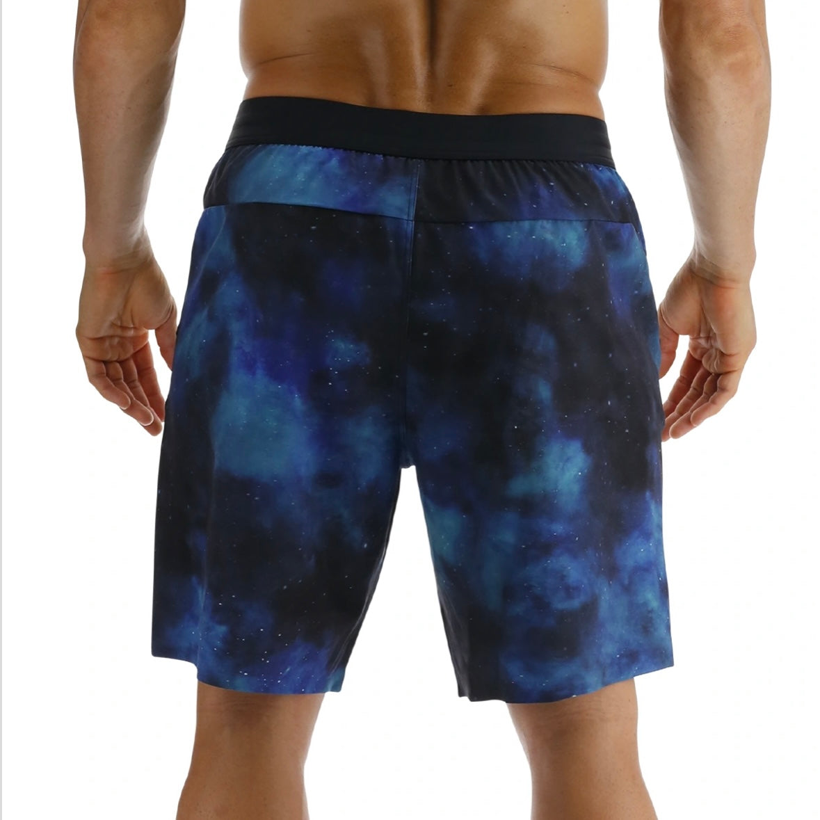 TYR - "HYDROSPHERE™ MEN’S LINED 7” UNBROKEN BIG LOGO SHORTS COSMIC NIGHT