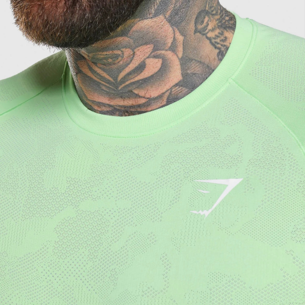 GYMSHARK - GEO SEAMLESS LONG SLEEVE T-SHIRT