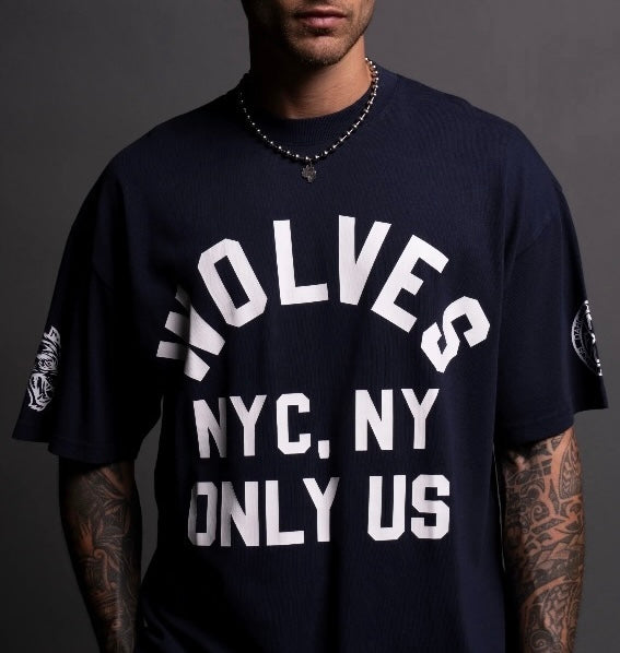 WOLVES CLUB - NY WOLVES LEAGUE PREMIUM OVERSIZED TEE