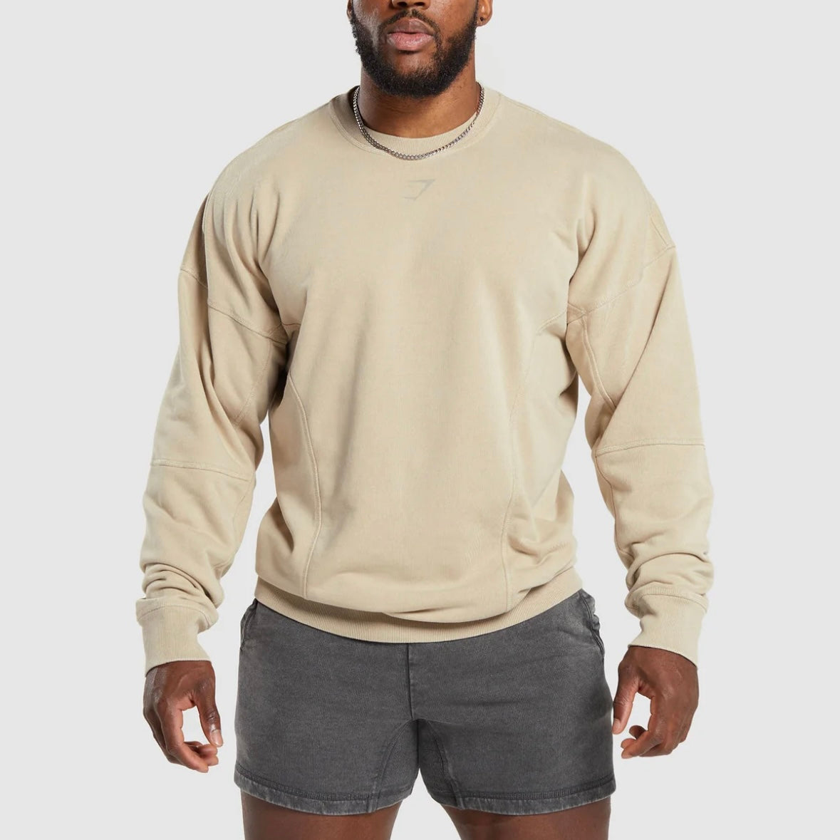 GYMSHARK - HERITAGE WASHED CREW