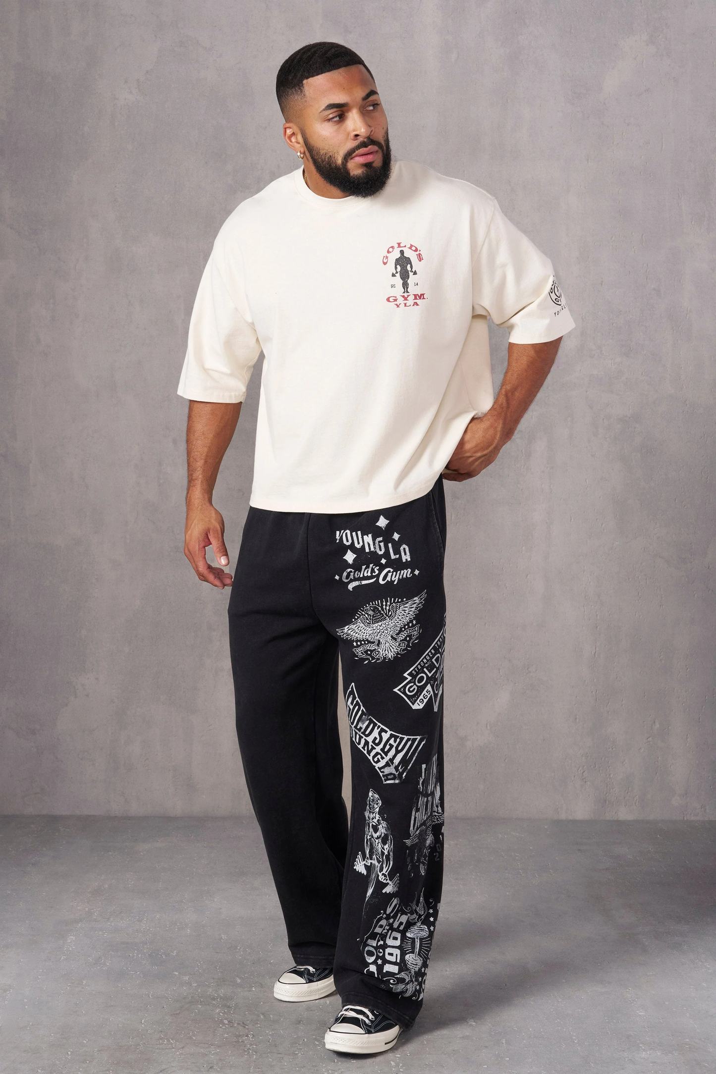 Youngla - 4002 - GOLDS GYM NEW AGE TEES