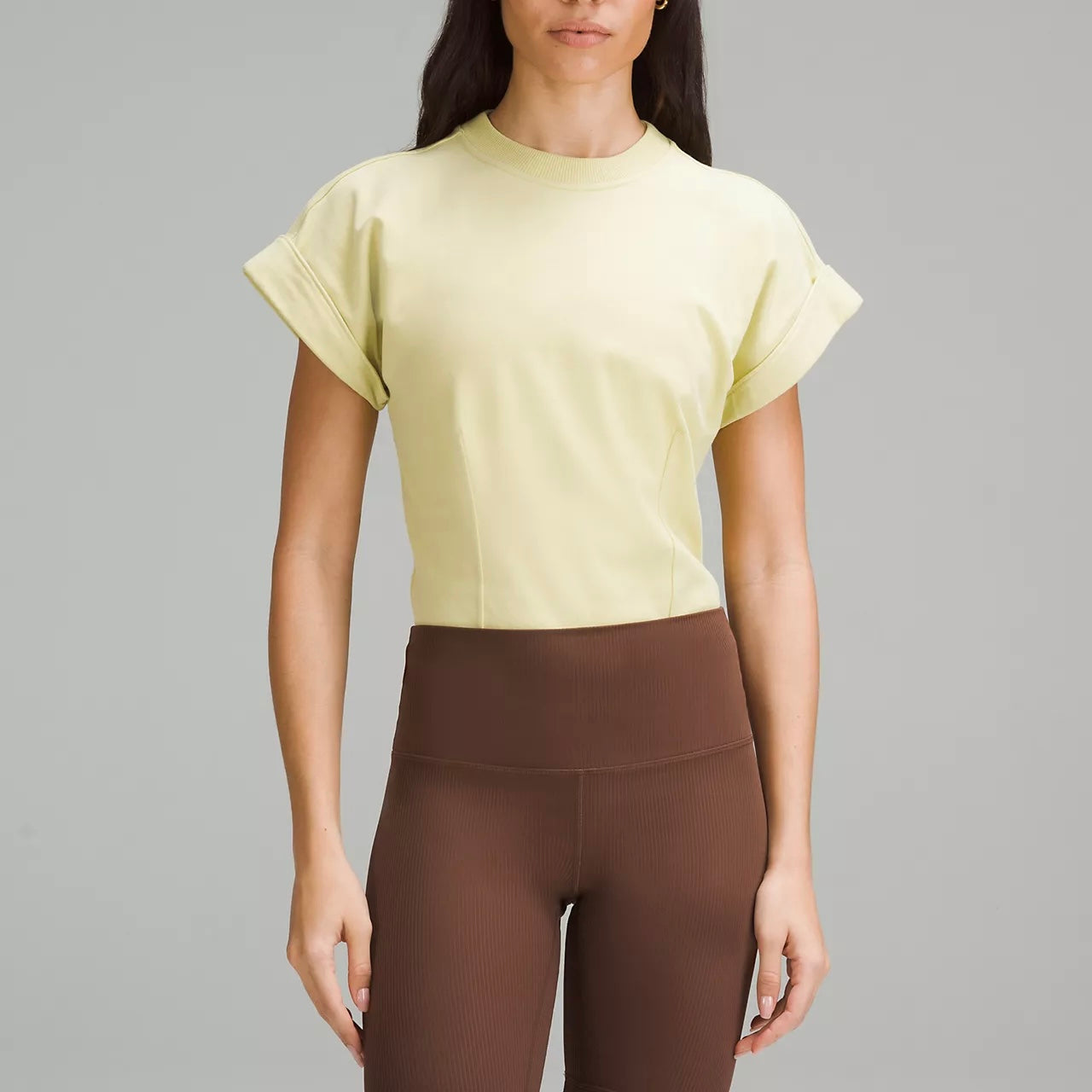 LULULEMON - HEAVYWEIGHT COTTON T-SHIRT BODYSUIT