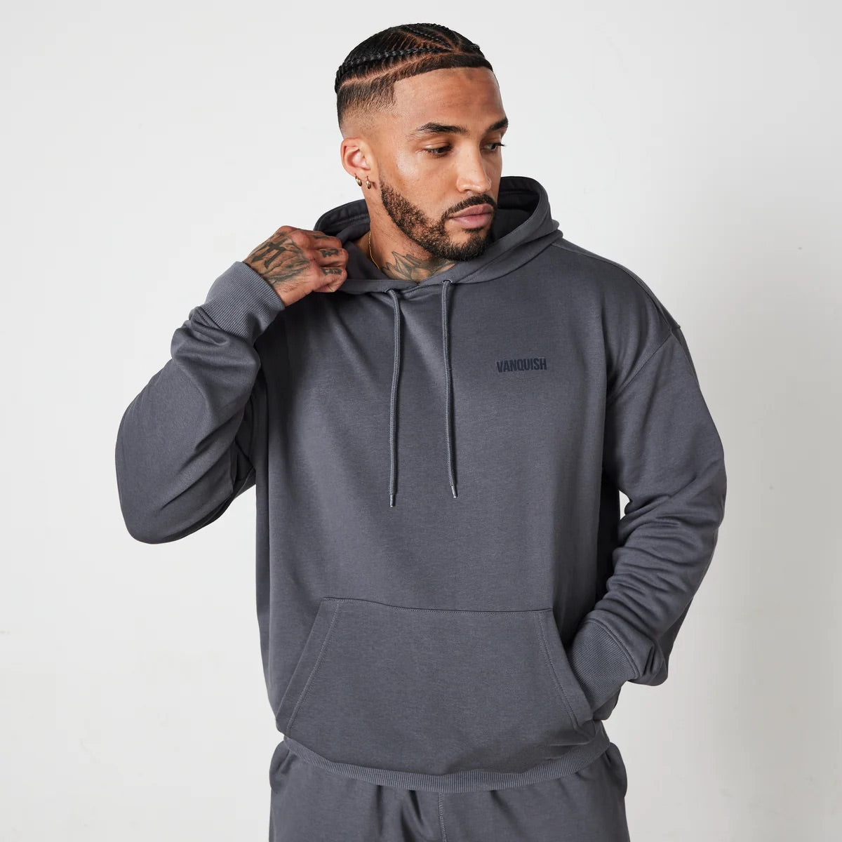 VANQUISH - SIGNATURE COLLECTION OVERSIZED PULLOVER HOODIE