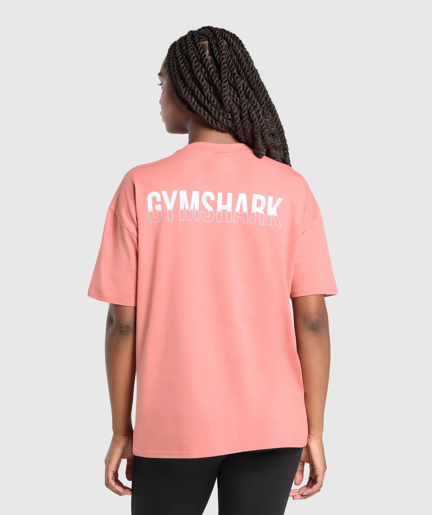 GYMSHARK - FRACTION OVERSIZED T-SHIRT