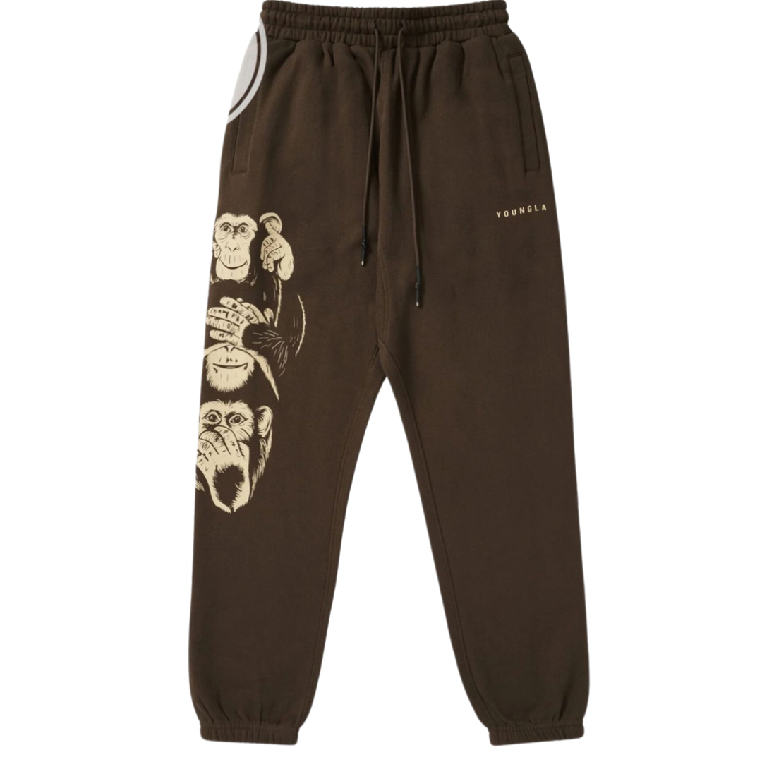 YOUNGLA - 243 WISE MONKEY JOGGERS