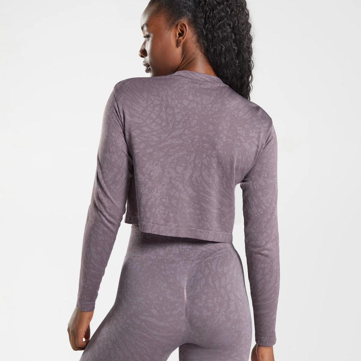 GYMSHARK - ADAPT ANIMAL SEAMLESS LONG SLEEVE TOP