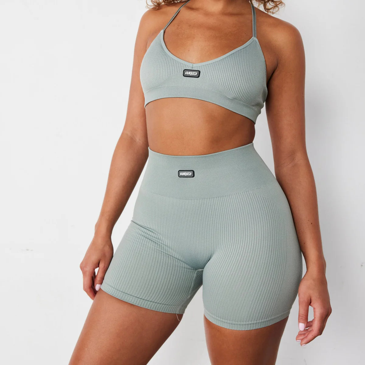 VANQUISH - RIBBED SEAMLESS SHORTS