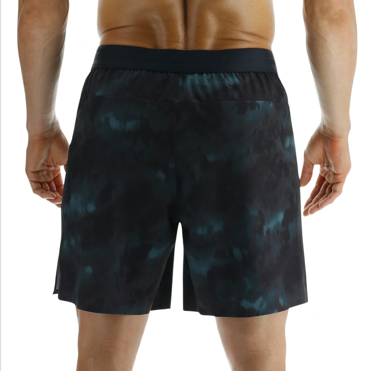 TYR - "HYDROSPHERE™ MEN’S LINED 7” UNBROKEN BIG LOGO SHORTS TURBULENT