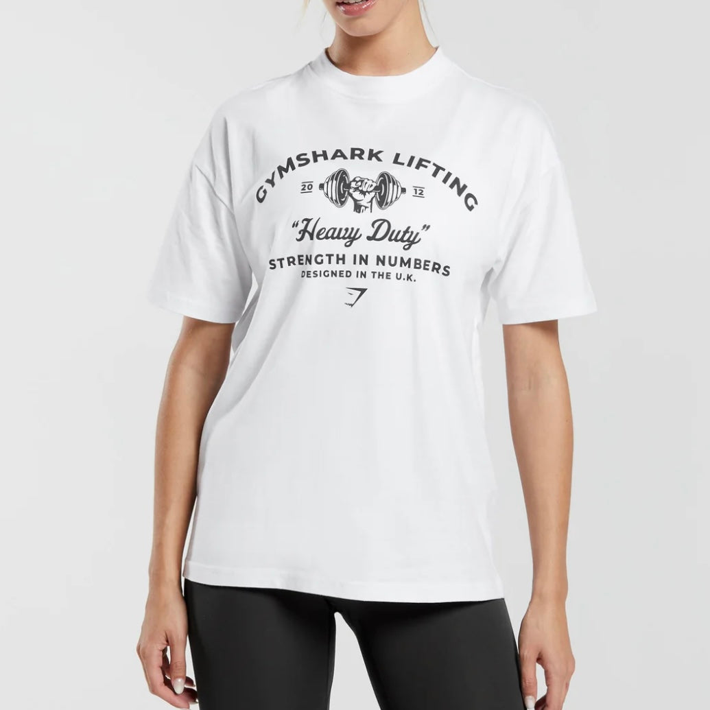 GYMSHARK - HEAVY DUTY OVERSIZED T-SHIRT