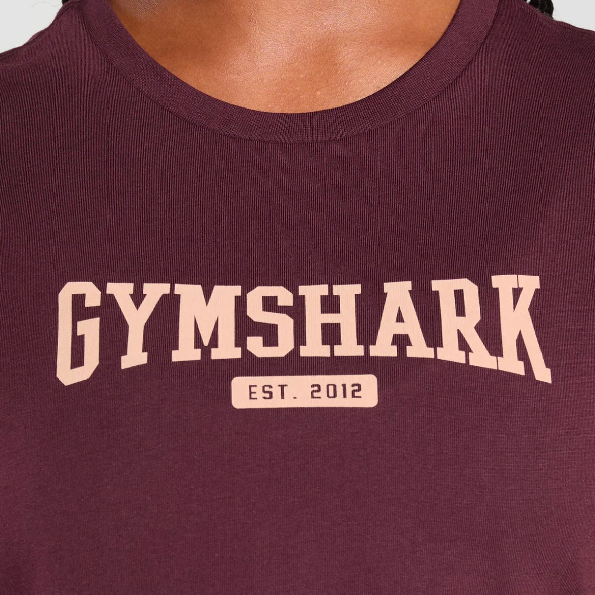 GYMSHARK - COLLEGIATE LIFESTYLE CROP TOP