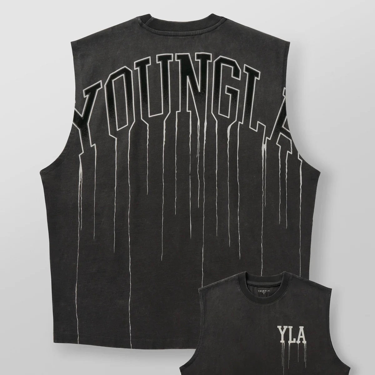 YOUNGLA - 3031 DRIP MUSCLE TANKS
