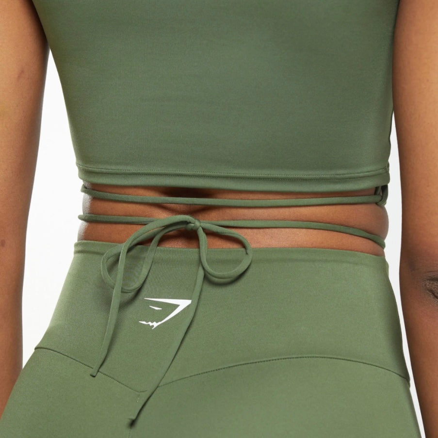 GYMSHARK - EVERYDAY MOCK NECK RIBBON T-SHIRT