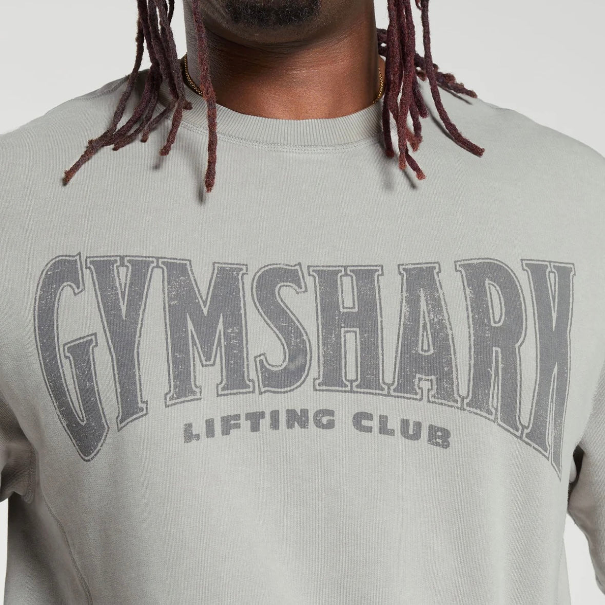 GYMSHARK - HERITAGE WASHED SHORT SLEEVE CREW