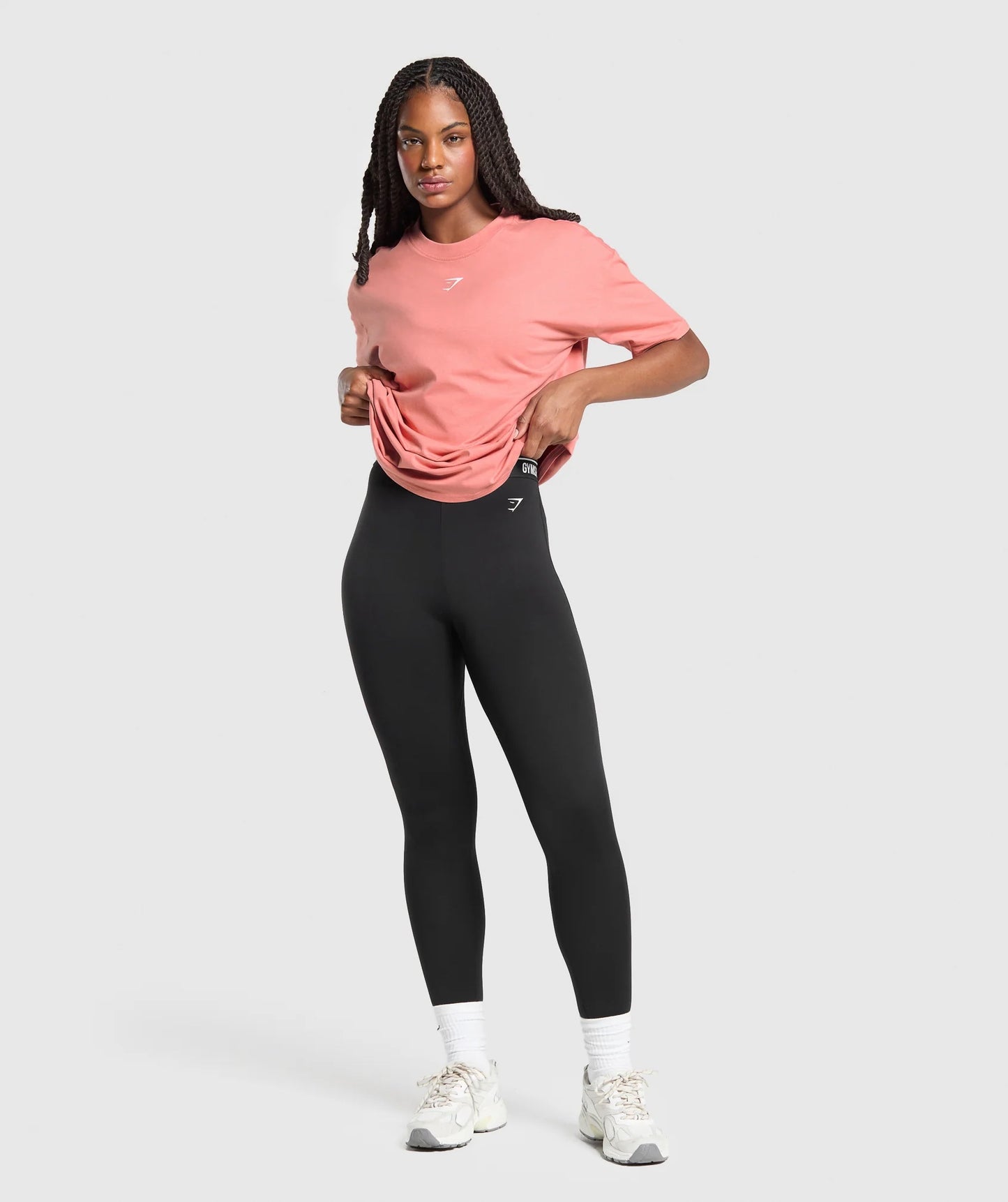 GYMSHARK - FRACTION OVERSIZED T-SHIRT