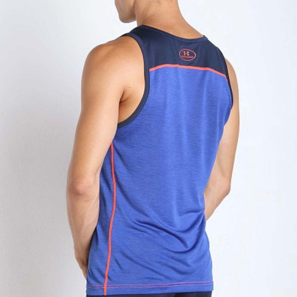 UNDER ARMOUR - TECH TANK COBALT TONAL TWIST