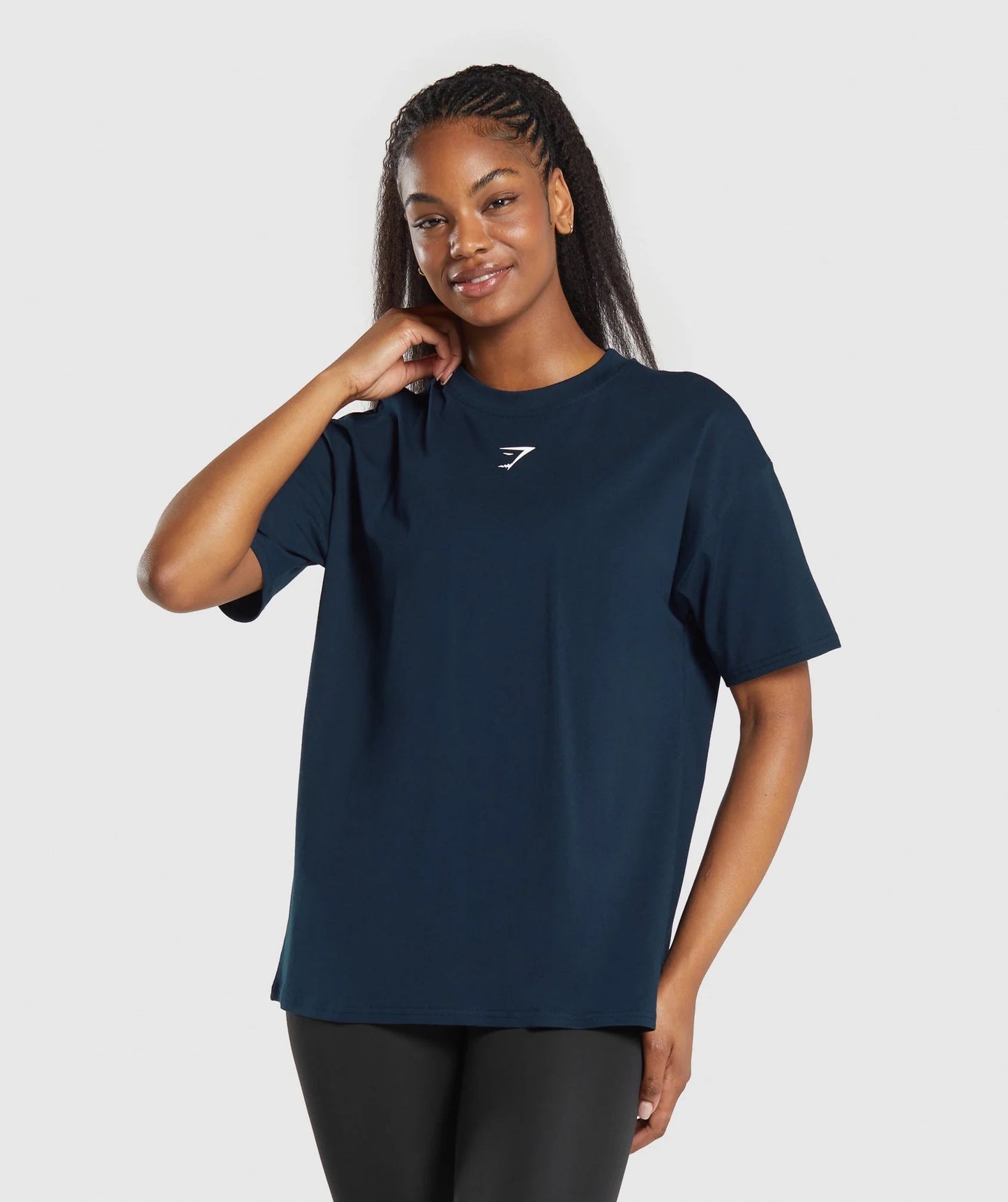 GYMSHARK - FRACTION OVERSIZED T-SHIRT