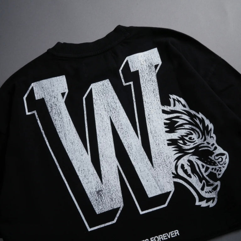 WOLVES CLUB - OUR STAMP PREMIUM OVERSIZED (CROPPED) TEE