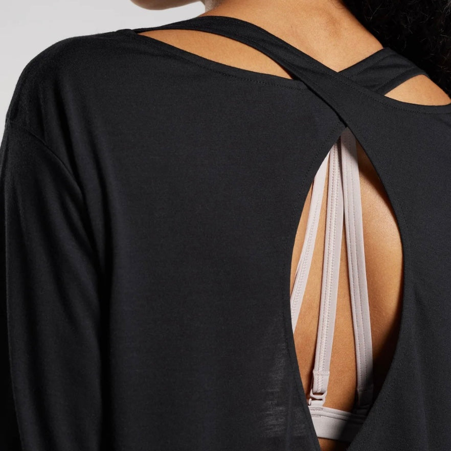 GYMSHARK - SUPER SOFT CUT OUT LONG SLEEVE TOP