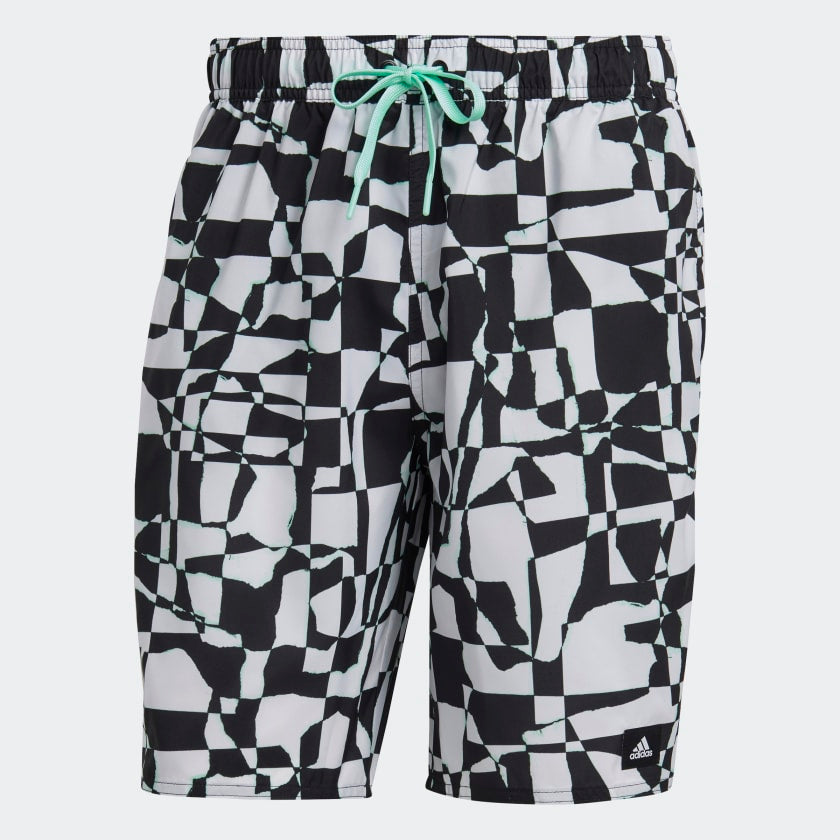 ADIDAS - SHORT NATACIÓN SHREDDED CHECK CLX
