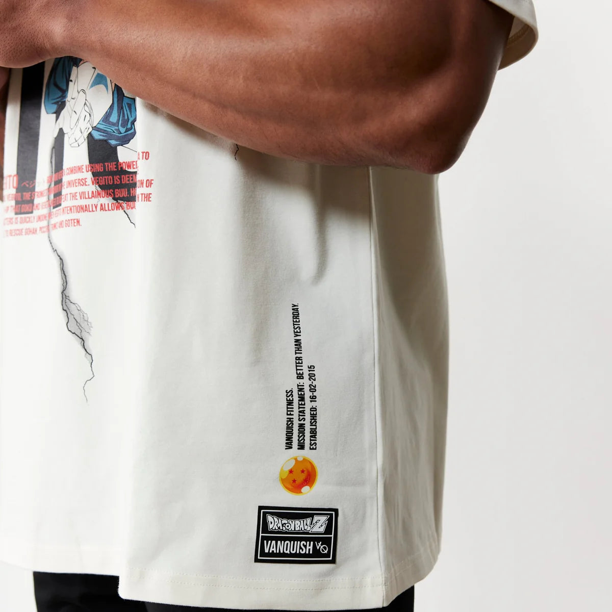 VANQUISH - DBZ VEGETA VINTAGE OVERSIZED T SHIRT