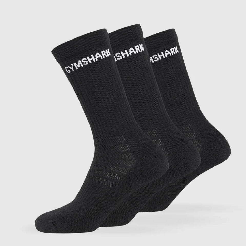 GYMSHARK - LITE CREW SOCK 3PK