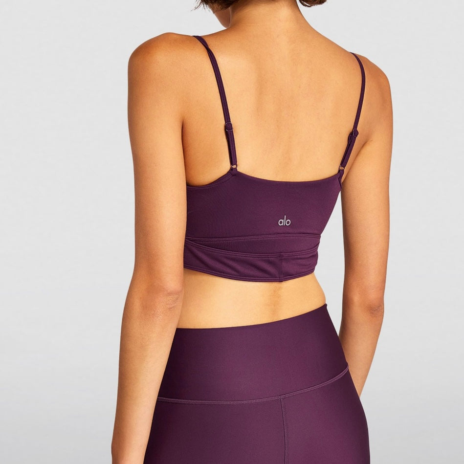 ALO YOGA - AIRBRUSH ENSO BRA