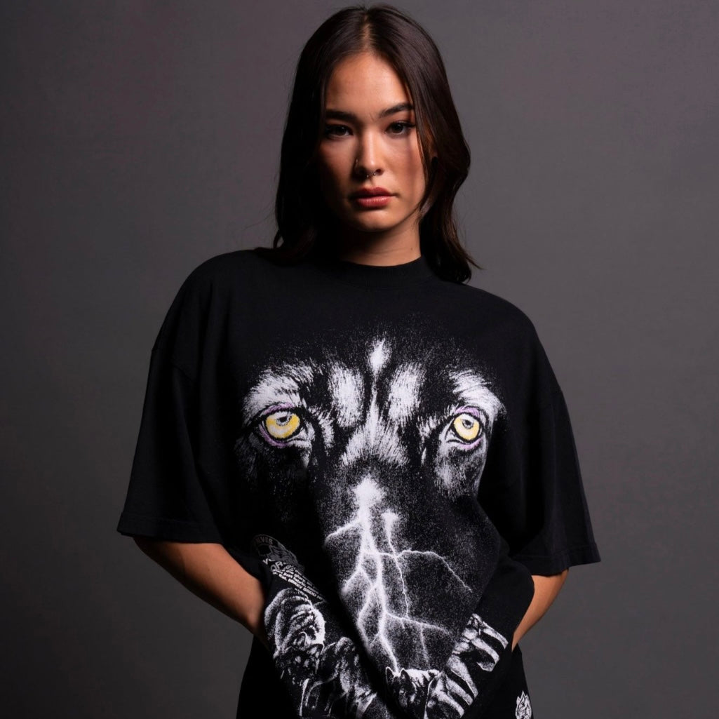 WOLVES CLUB - EYES OF THE STORM PREMIUM OVERSIZED UNISEX TEE