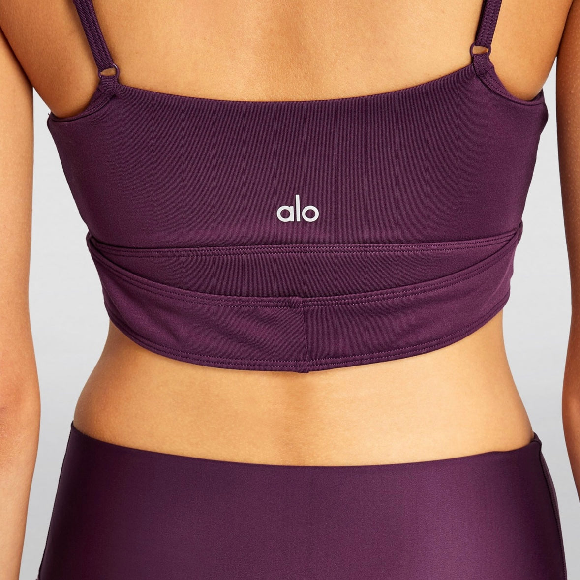 ALO YOGA - AIRBRUSH ENSO BRA