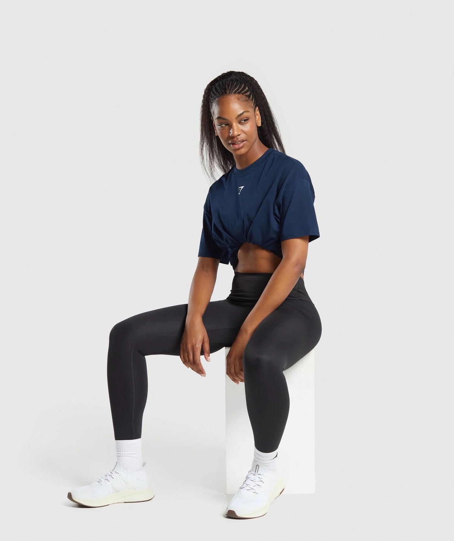 GYMSHARK - FRACTION OVERSIZED T-SHIRT