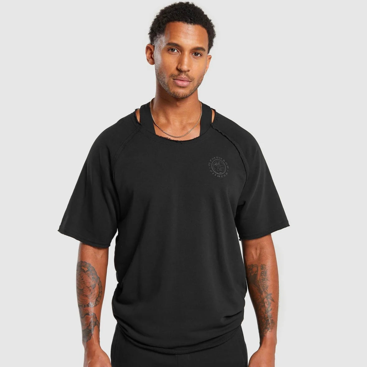 GYMSHARK - LEGACY CAP SLEEVE RAG TOP