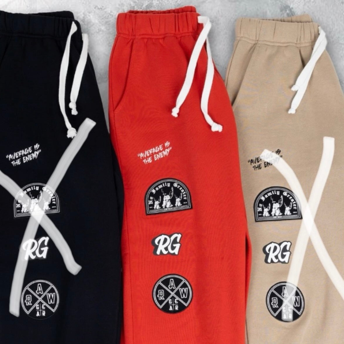 RAWGEAR - MULTI LOGO SWEATS