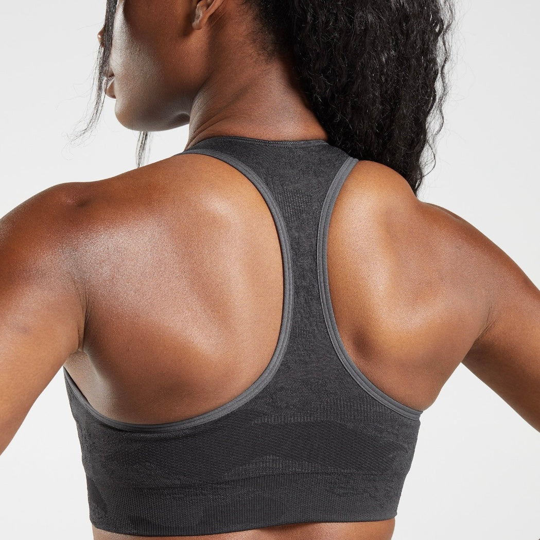 GYMSHARK - ADAPT CAMO SEAMLESS SPORTS BRA