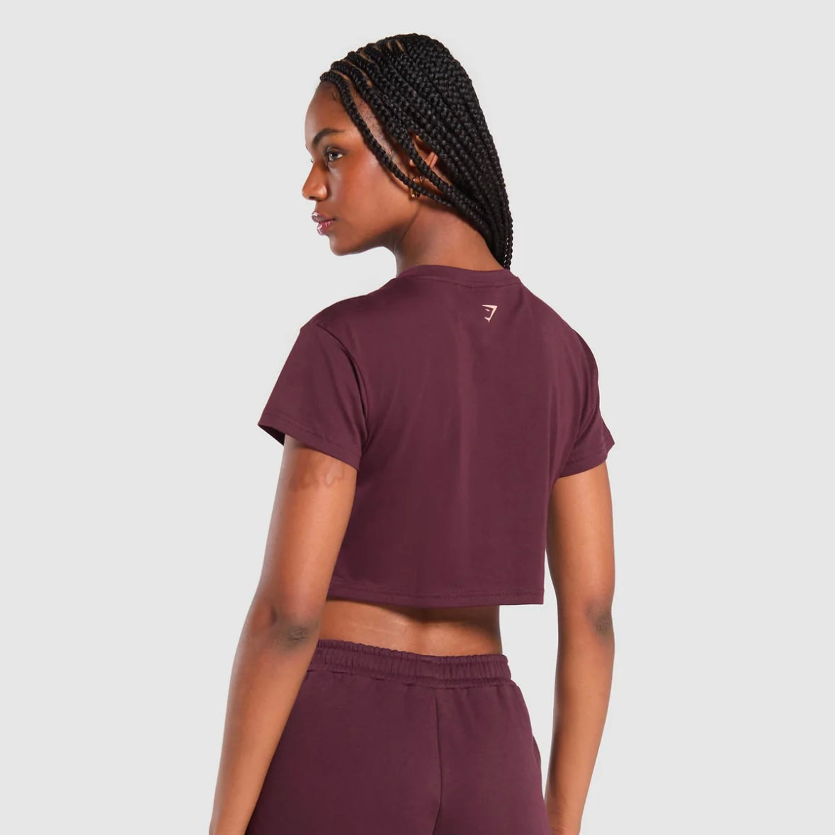 GYMSHARK - COLLEGIATE LIFESTYLE CROP TOP