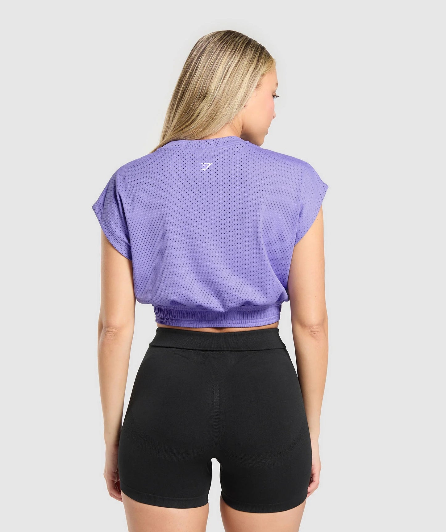 GYMSHARK - MESH GRAPHIC CROP TOP