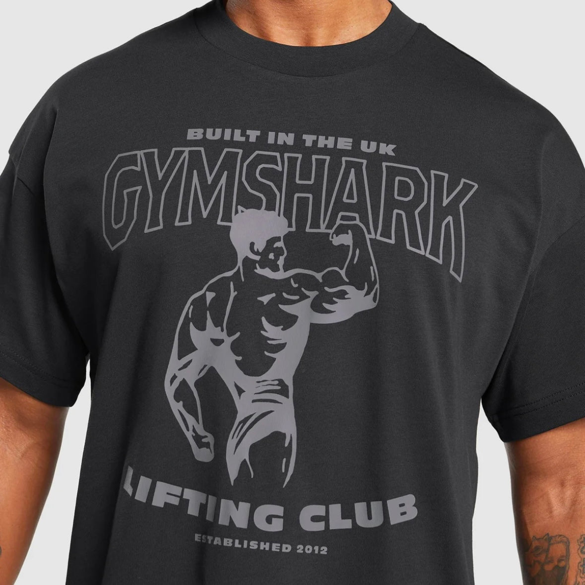 GYMSHARK - BUILT IN THE UK T-SHIRT