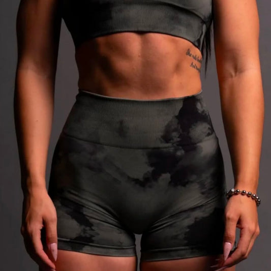 WOLVES CLUB - DUAL WOLF EVERSON SEAMLESS HUXLEY SHORTS CLOUDS