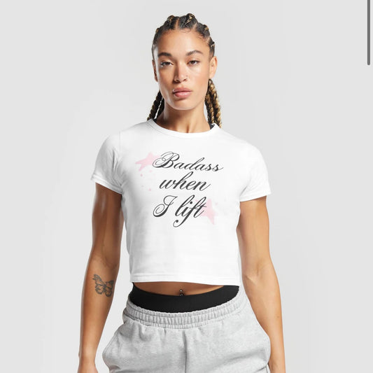 GYMSHARK - WHEN I LIFT CROP TOP