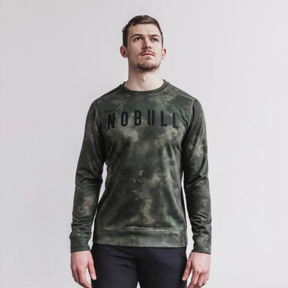 NOBULL - TIE-DYE CREW SWEATSHIRT