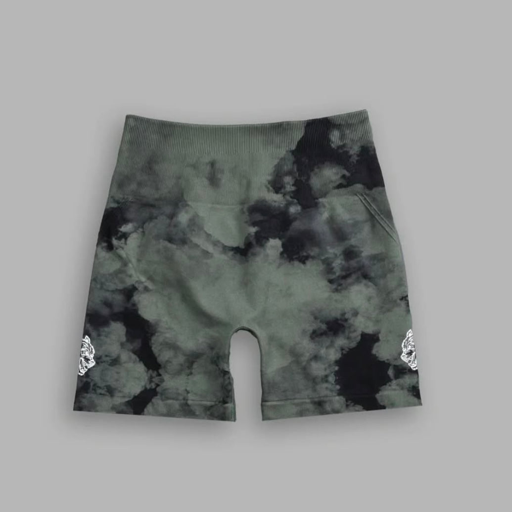 WOLVES CLUB - DUAL WOLF EVERSON SEAMLESS HUXLEY SHORTS CLOUDS