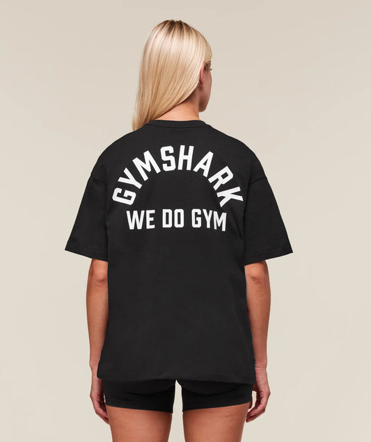 GYMSHARK - WE DO GYM GRAPHIC OVERSIZED T-SHIRT