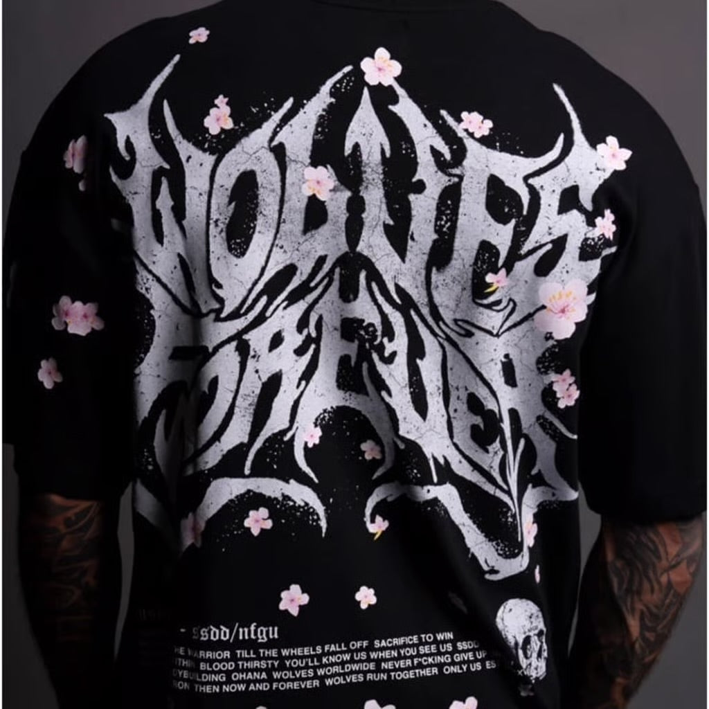 WOLVES CLUB - METAL CHERRY BLOSSOM PREMIUM OVERSIZED