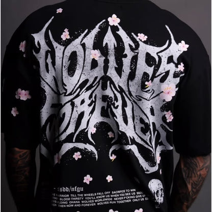 WOLVES CLUB - METAL CHERRY BLOSSOM PREMIUM OVERSIZED