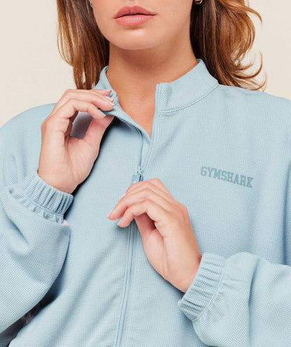 Gymshark - WAFFLE MIDI ZIP UP JACKET