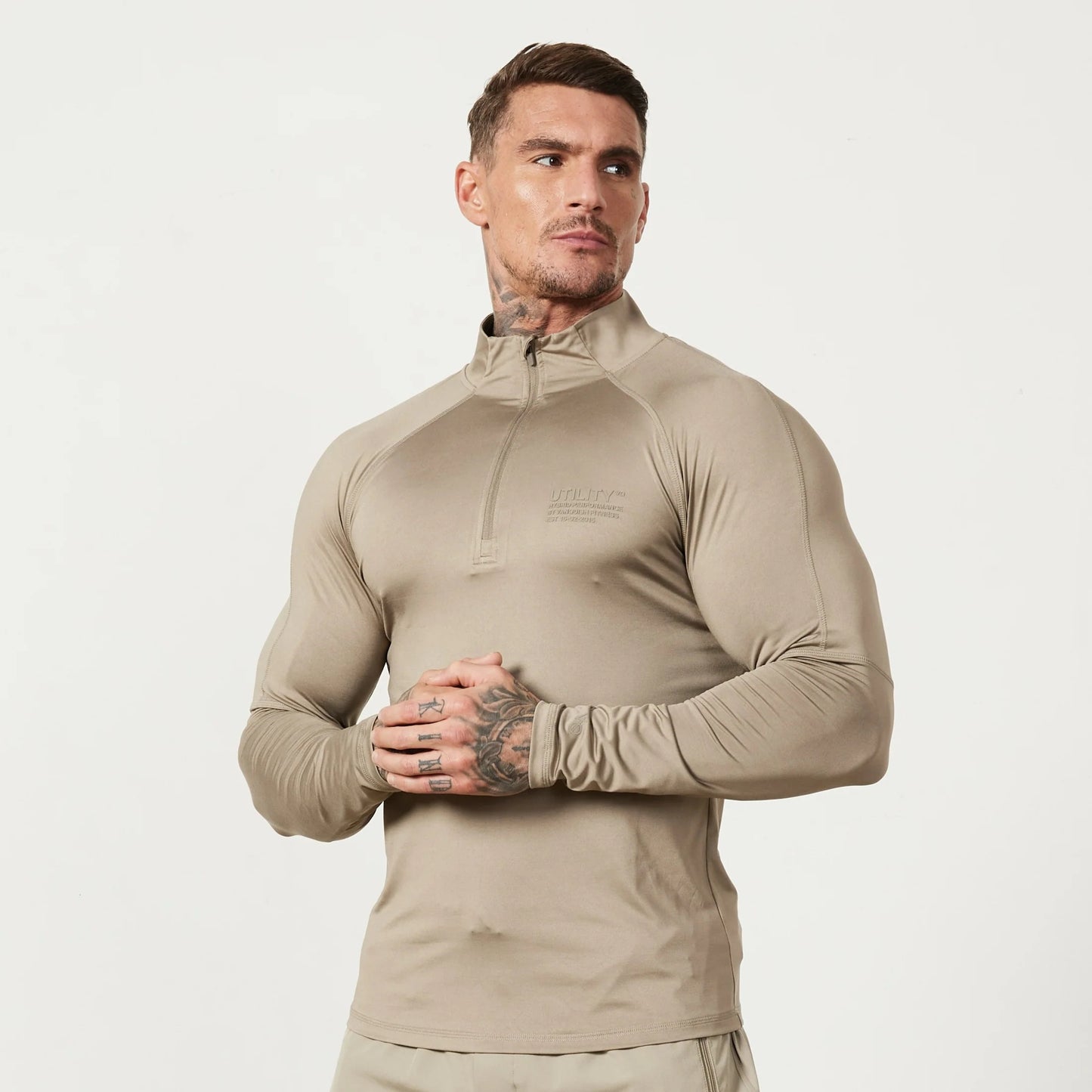 VANQUISH - UTILITY STONE 1/4 ZIP TRAINING TOP