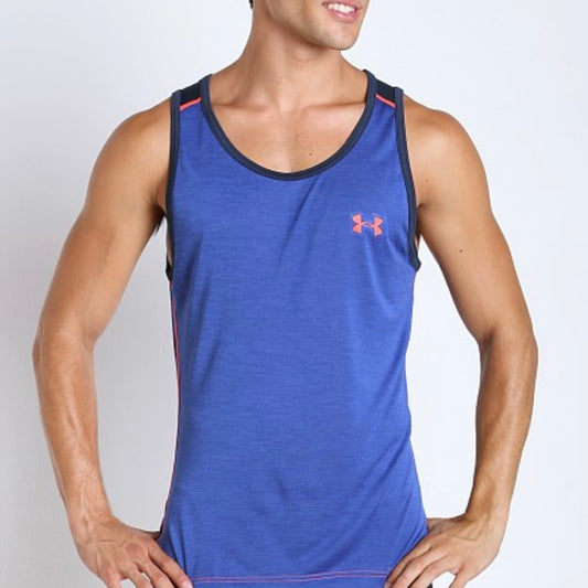 UNDER ARMOUR - TECH TANK COBALT TONAL TWIST