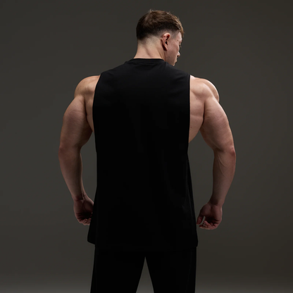 Vanquish - VQ X BAKI: BLACK BAKI SLEEVELESS T SHIRT