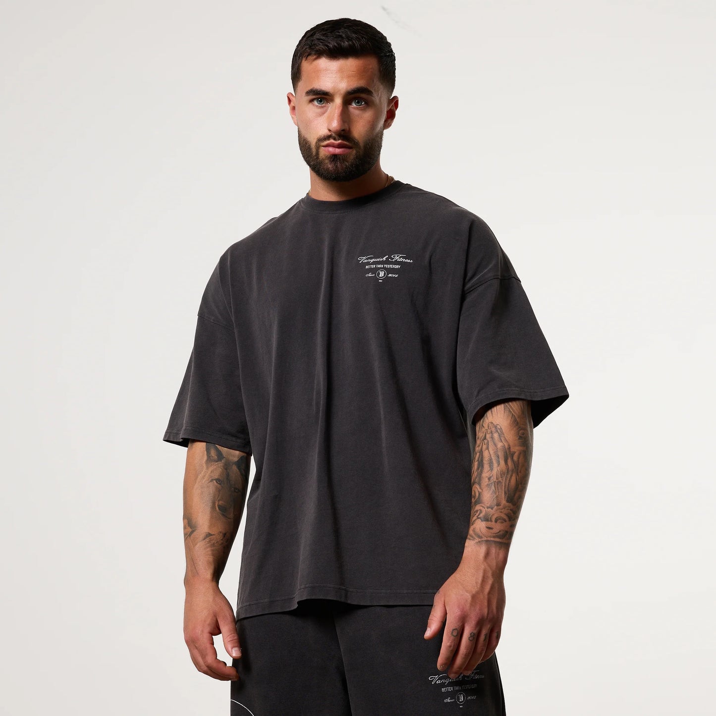 Vanquish - LEGACY WASHED OVERSIZED BOXY TEE